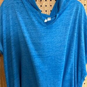 Cato Vibrant Blue Hooded Top